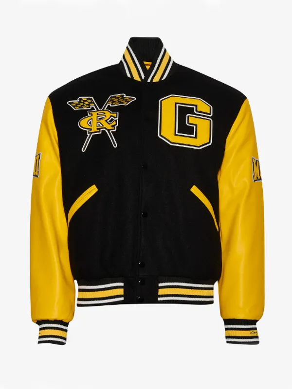 Grambling State University Black Wool Varsity Jacket