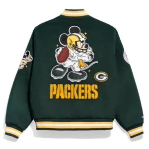 Green Bay Packers x Mickey Mouse Varsity Jacket