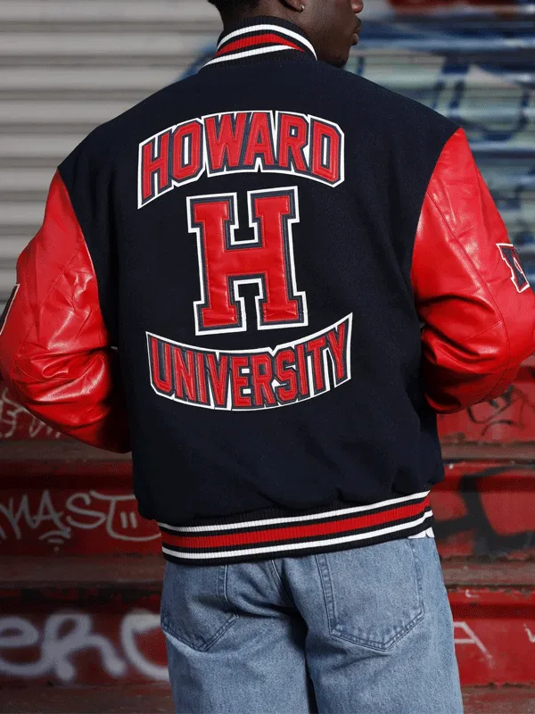 Howard University Unisex Wool Varsity Jacket