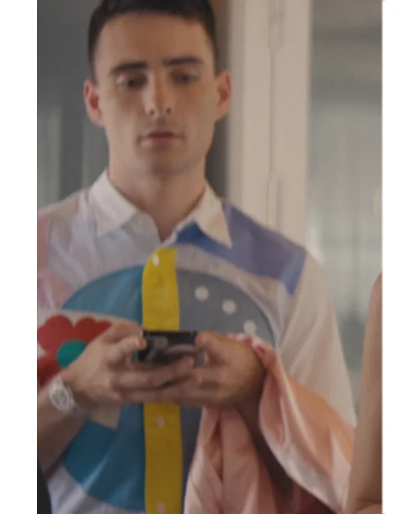 I Love LA S01 Multicolor Patchwork Shirt