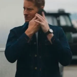 Justin Hartley Tracker S01 Blue Jacket