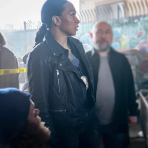 Kali Reis Mercy 2026 Real Leather Biker Jacket