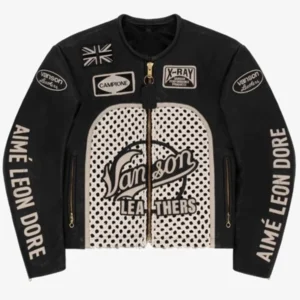 Lakers Lebron James Aime Leon Career 40k Leather Jacket