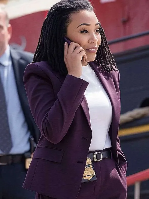 Lena Silver Boston Blue SO1 Purple Blazer