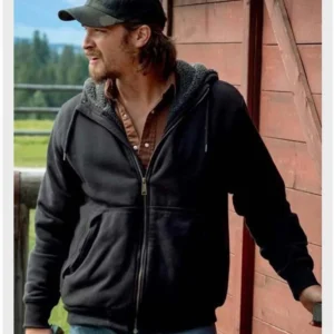 Luke Grimes Yellowstone S04 Shearling Hoodie