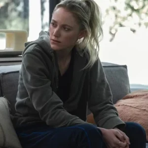 Maika Monroe The Hand That Rocks The Cradle Grey Hooded Jacket