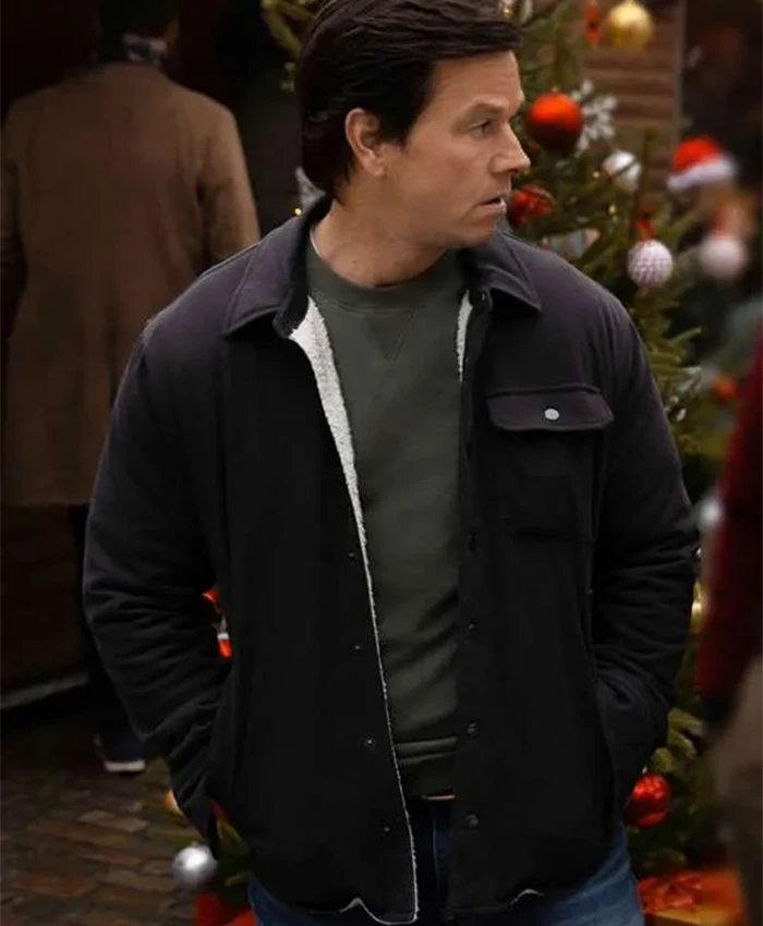 Mark Wahlberg The Family Plan 2 Black Jacket