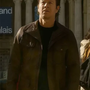 Mark Wahlberg The Family Plan 2 Cotton Brown Jacket