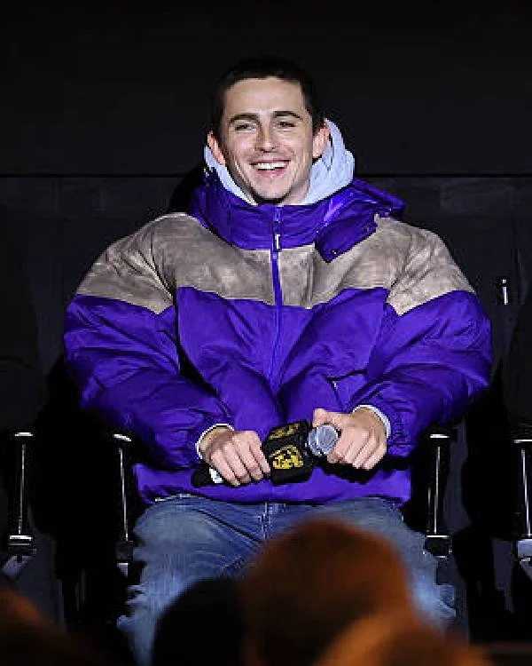 Marty Supreme BAFTA Screening Timothée Chalamet Puffer Jacket