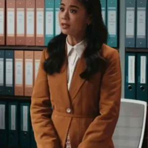 Matlock Leah Lewis Brown Suede Blazer