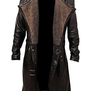 Men’s German WW2 Leather Trench Coat