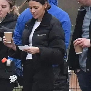 Fool Me Once S01 Michelle Keegan Black Puffer Jacket