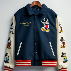 Mickey Mouse Est.1928 Wool Varsity Jacket