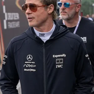 Movie F1 2025 Brad Pitt Black Hoodie