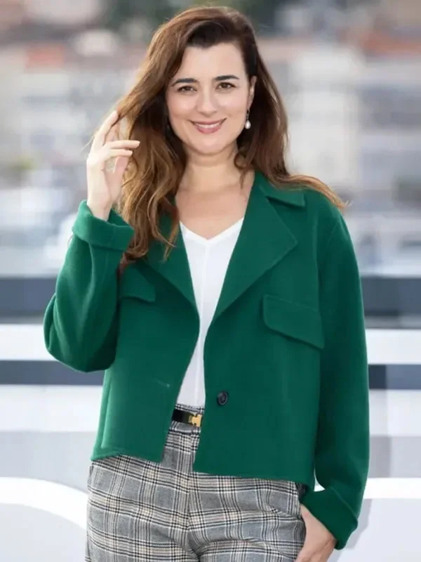 NCIS Tony and Ziva Cote de Pablo Green Jacket