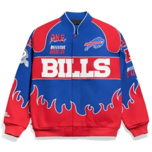 NFL Buffalo Bills Premium Cotton Racing Jacket