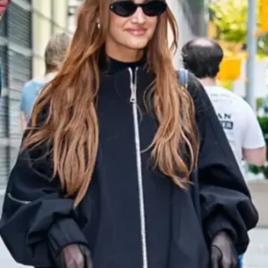 NYC 2025 Ashlee Simpson Black Jacket