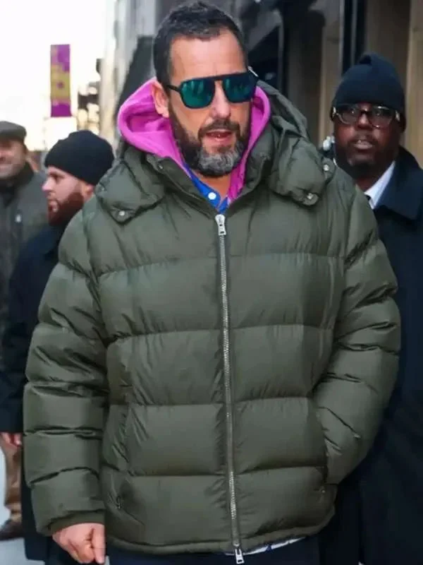 NYC Adam Sandler Puffer Hooded Jacket