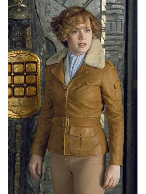 Amy Adams Night at the Museum 2 Brown Jacket