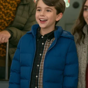 Oh What Fun Drake Shehan Blue Puffer Jacket