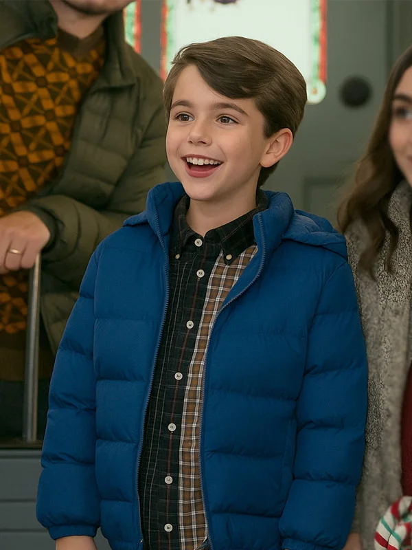 Oh What Fun Drake Shehan Blue Puffer Jacket