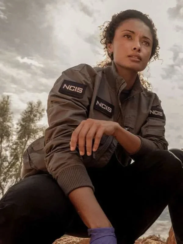 NCIS Sydney S03 Olivia Swann Grey Bomber Jacket