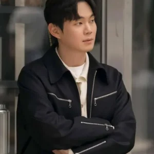 Our Unwritten Seoul Ryu Kyung Soo Black Jacket