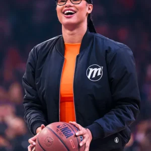 Phoenix Mercury Satou Sabally Black Bomber Jacket