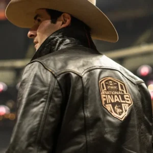 Professional Bull Riders Canada 2022 Black Leather Jacket