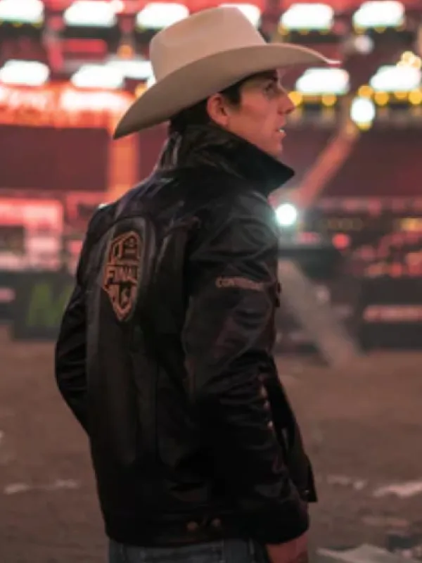 Professional Bull Riders Canada 2022 Black Leather Jacket