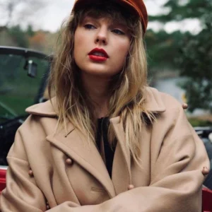 Red Taylor?s Version Trench Coat
