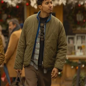 Reda Elazouar The Family Plan 2 Green Quilted Jacket