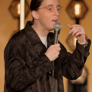 Robby Hoffman: Wake Up Black Satin Shirt