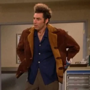 Seinfeld Michael Richards Suede Jacket