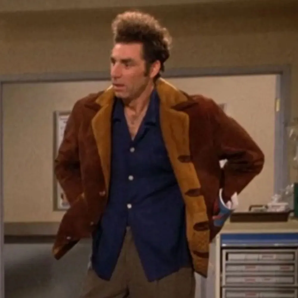 Seinfeld Michael Richards Suede Jacket