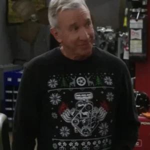 Shifting Gears Tim Allen Ugly Christmas Sweatshirt