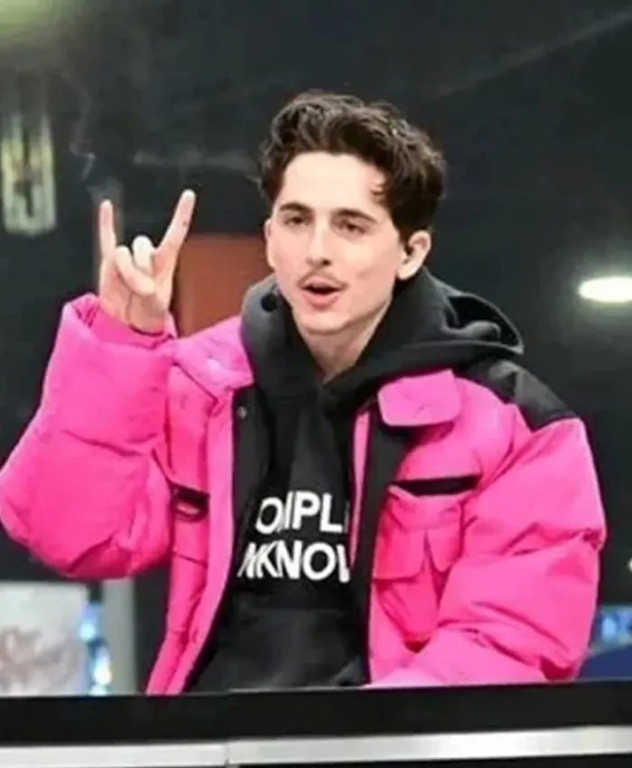 College Gameday Timoth?e Chalamet Puffer Jacket