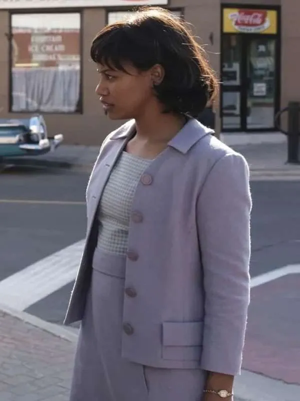 IT Welcome to Derry Taylour Paige Purple Coat