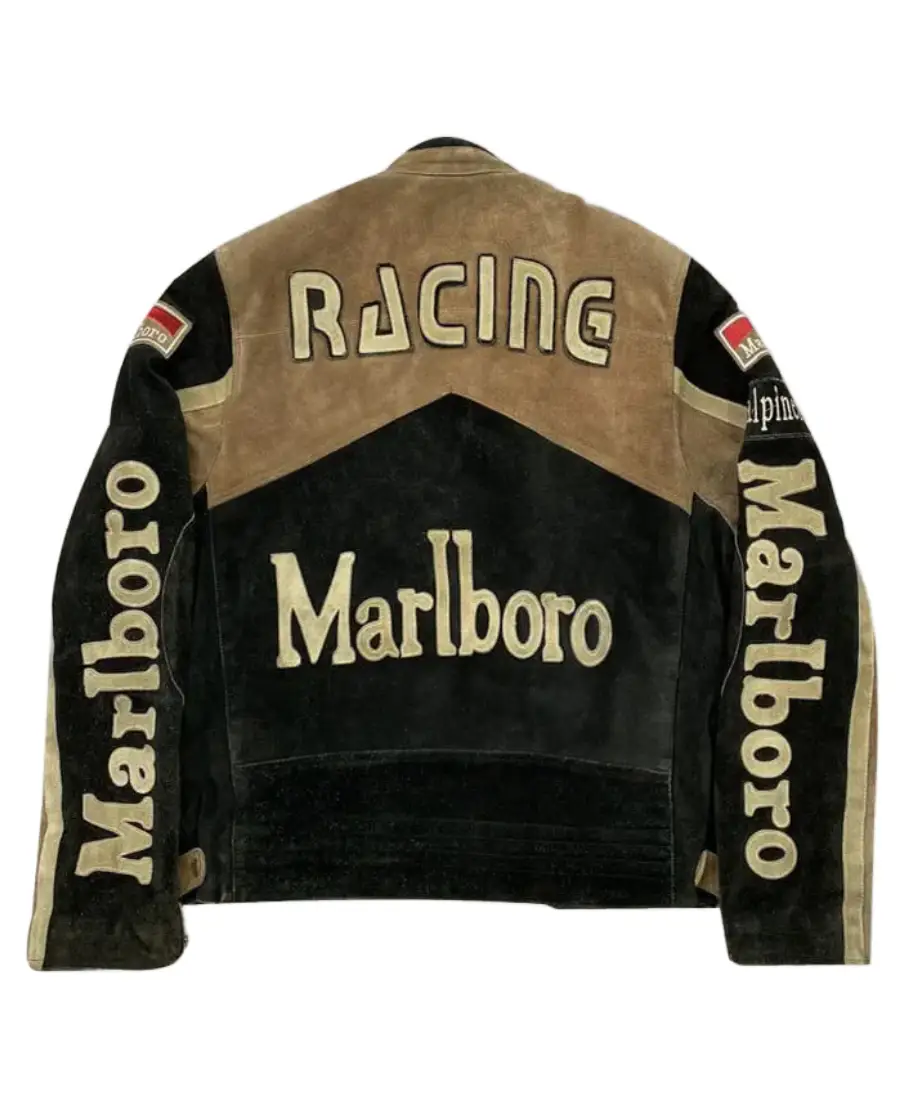 Marlboro Cafe Racer Leather Jacket