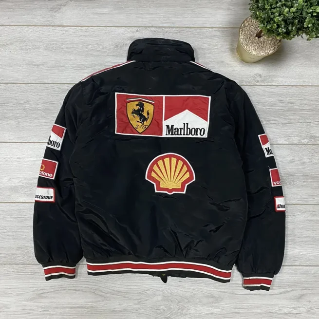 Marlboro Ferrari F1 Vintage Bomber Racing Jacket