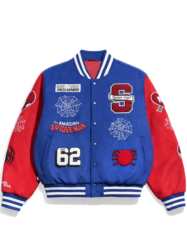 Spider-Man Peter Parker Varsity Jacket