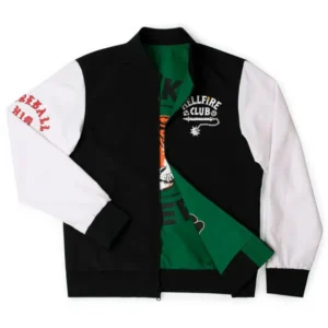 Stranger Things S05 Hawkins Tigers Reversible Bomber Jacket
