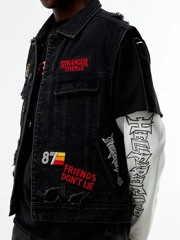 Stranger Things Dungeon Master Denim Vest - Image 3