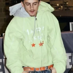 Timothée Chalamet Marty Supreme Green Jacket