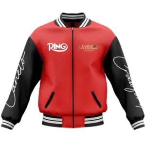 The Ring Canelo Vs Crawford Bomber Jacket