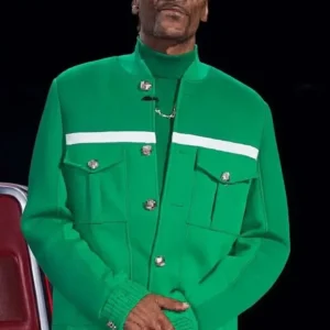 The Voice S28 Snoop Dogg Green Bomber Jacket