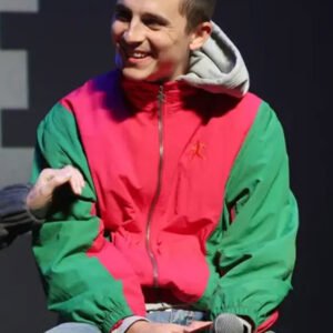 Timothée Chalamet Marty Supreme Christmas Jacket