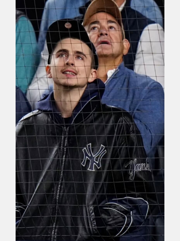 Timothee Chalamet Yankees Jacket