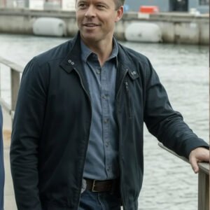 Todd Lasance NCIS Sydney Black Cotton Jacket