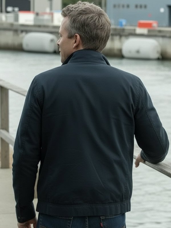 Todd Lasance NCIS Sydney Black Cotton Jacket